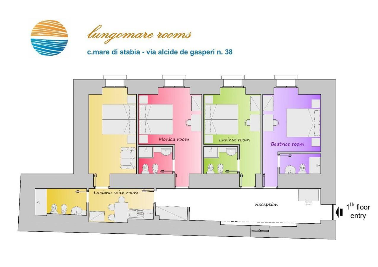 Lungomare Rooms Castellammare di Stabia Ngoại thất bức ảnh